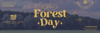 World Forest Day  Twitter Header Design