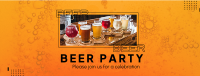 Beer Party Facebook cover Image Preview