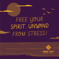 Unwind From Stress Instagram post Image Preview