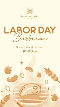 Labor Day Barbecue Party Instagram reel Image Preview