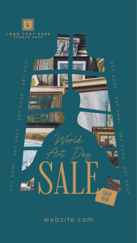 World Art Day Sale Instagram story Image Preview
