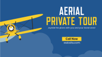 Aerial Private Tour Facebook Event Cover Design