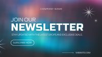 Minimalist Newsletter Facebook event cover Image Preview