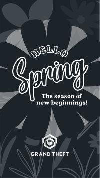 Spring Has Sprung TikTok Video Design