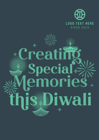 Diya Diwali Wishes Poster Image Preview