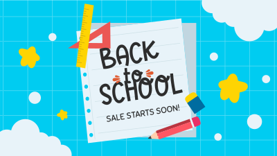 Back To School Greetings Facebook event cover Image Preview
