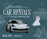 Luxury Wedding Car Rental Facebook post Image Preview