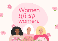 Women Lift Women Postcard Image Preview