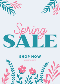 Floral Spring Sale Flyer Image Preview