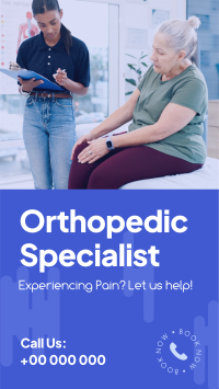 Orthopedic Specialist Facebook Story Design