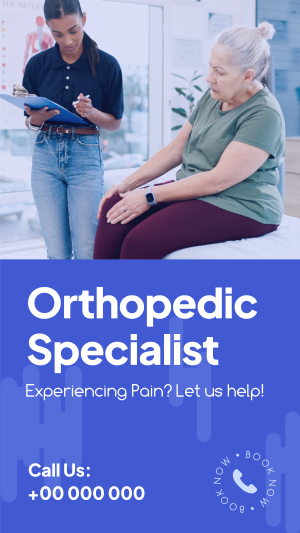 Orthopedic Specialist Facebook story Image Preview