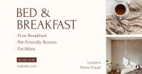 Bed and Breakfast Services Facebook Ad Design