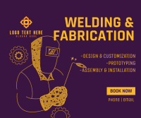 Welding & Fabrication Services Facebook Post Design