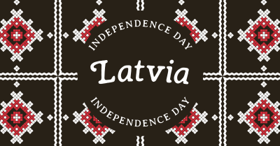 Traditional Latvia Independence Facebook ad Image Preview