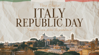 Elegant Italy Republic Day Animation Image Preview