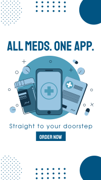 Meds Straight To Your Doorstep Instagram story Image Preview