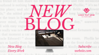 Minimalist Blog Post Animation Preview