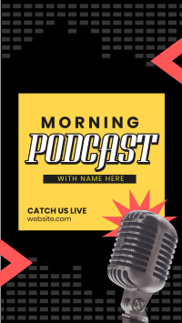 Morning Podcast Stream TikTok video Image Preview
