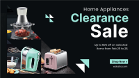 Appliance Clearance Sale Facebook event cover Image Preview