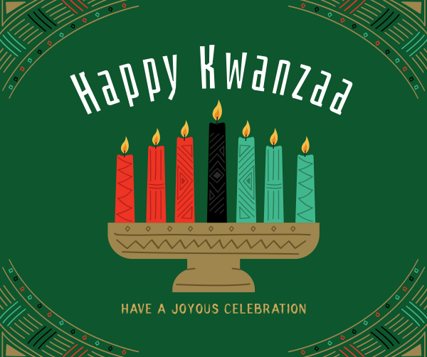 Kwanzaa Celebration Facebook Post Design