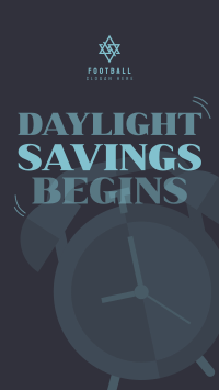 Playful Daylight Savings Instagram story Image Preview