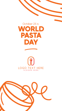 Quirky World Pasta Day Facebook story Image Preview