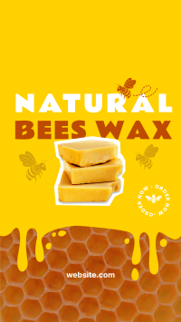 Naturally Made Beeswax Instagram Story Design