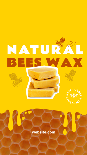 Naturally Made Beeswax Instagram story Image Preview
