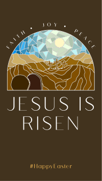 Jesus is Risen Instagram story Image Preview