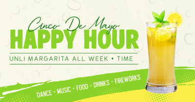 Cinco De Mayo Happy Hour Facebook ad Image Preview