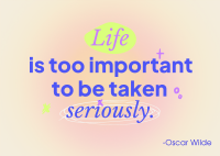 Cute Motivational Quotes Postcard Image Preview