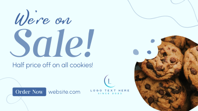 Cookie Dessert Sale Facebook event cover Image Preview