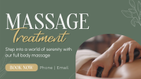 Massage Treatment Wellness Video Image Preview