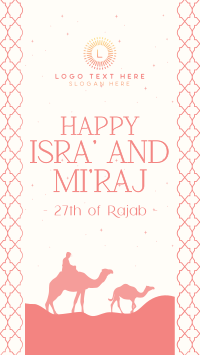 Celebrating Isra' Mi'raj Journey Facebook Story Design