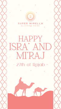 Celebrating Isra' Mi'raj Journey Facebook Story Image Preview