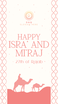Celebrating Isra' Mi'raj Journey Facebook story Image Preview