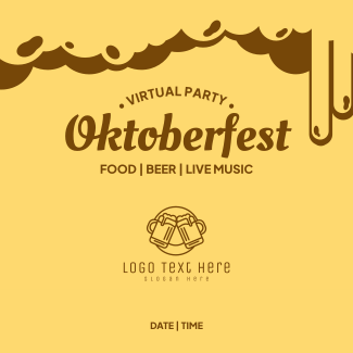 Virtual Oktoberfest Instagram post