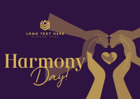 Harmony Day Postcard Image Preview