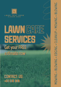 Professional Lawn Services Flyer Design