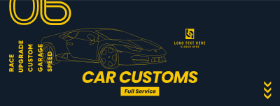 Car Line Facebook cover Image Preview
