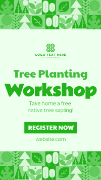 Tree Planting Workshop Instagram story Image Preview