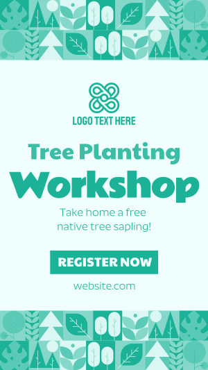 Tree Planting Workshop Instagram story Image Preview