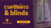 Curtains & Blinds Business Facebook event cover Image Preview