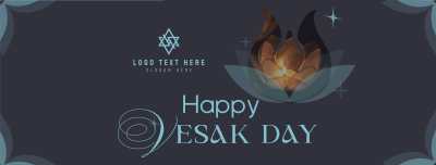 Lotus Vesak Day Facebook cover Image Preview