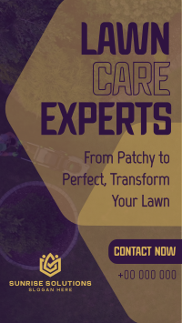 Lawn Care Experts Instagram Reel Image Preview