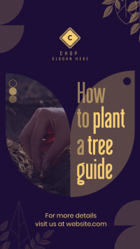 Plant Trees Guide Facebook Story Design