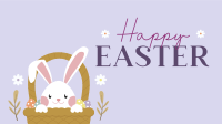Cute Easter Bunny YouTube Video Design