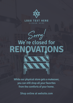Closed for Renovations Flyer Image Preview