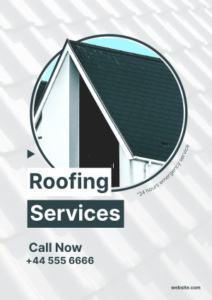 Roofing Service Flyer Image Preview