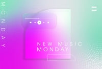 Music Monday Player Pinterest Cover Design
